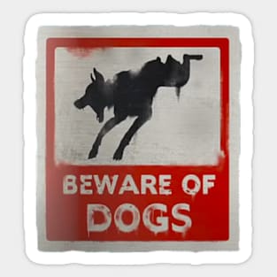 Resident Evil: Resistance - Beware of Dogs Sticker